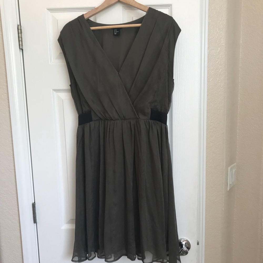 Olive green dress